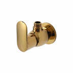 Asiatique Angle Cock With Wall Flange (OG-005), Gold Series Premium Brass Faucets – Gold Finish Bathroom & Kitchen Taps