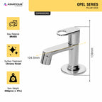 Asiatique Pillar Cock   (OP-000), OPPO Series Premium Faucets & Mixers