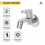 Asiatique Bib Cock  With Wall Flange   (OP-003), OPPO Series Premium Faucets & Mixers