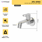 Asiatique Bib Cock Long Body With Wall Flange   (OP-004), OPPO Series Premium Faucets & Mixers