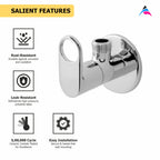 Asiatique  Angle Cock With Wall Flange   (OP-005), OPPO Series Premium Faucets & Mixers