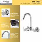 Asiatique Sink Mixer with Extended Swivel 'J' Spout Wall Mounted (OP-013), OPPO Series Premium Faucets & Mixers (Copy)