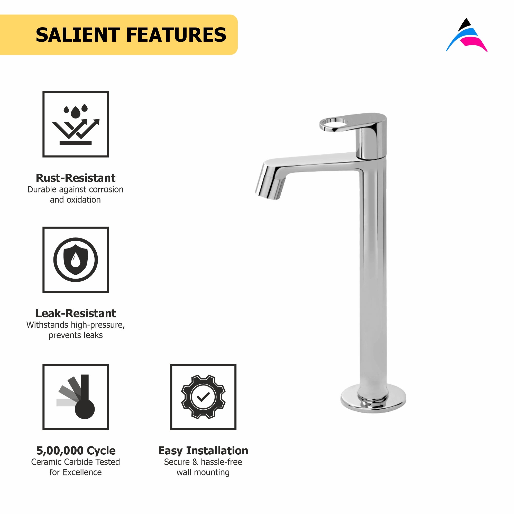 Asiatique Pillar Cock Extension Body   (OP-023), OPPO Series Premium Faucets & Mixers