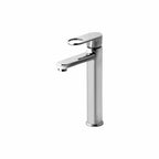 Asiatique S/L Basin Mixer With Extended Body Braided Hoses (OR-009EX), Ornamix Series Brass Faucets & Bath Fittings, Chrome Finish Premium Collection