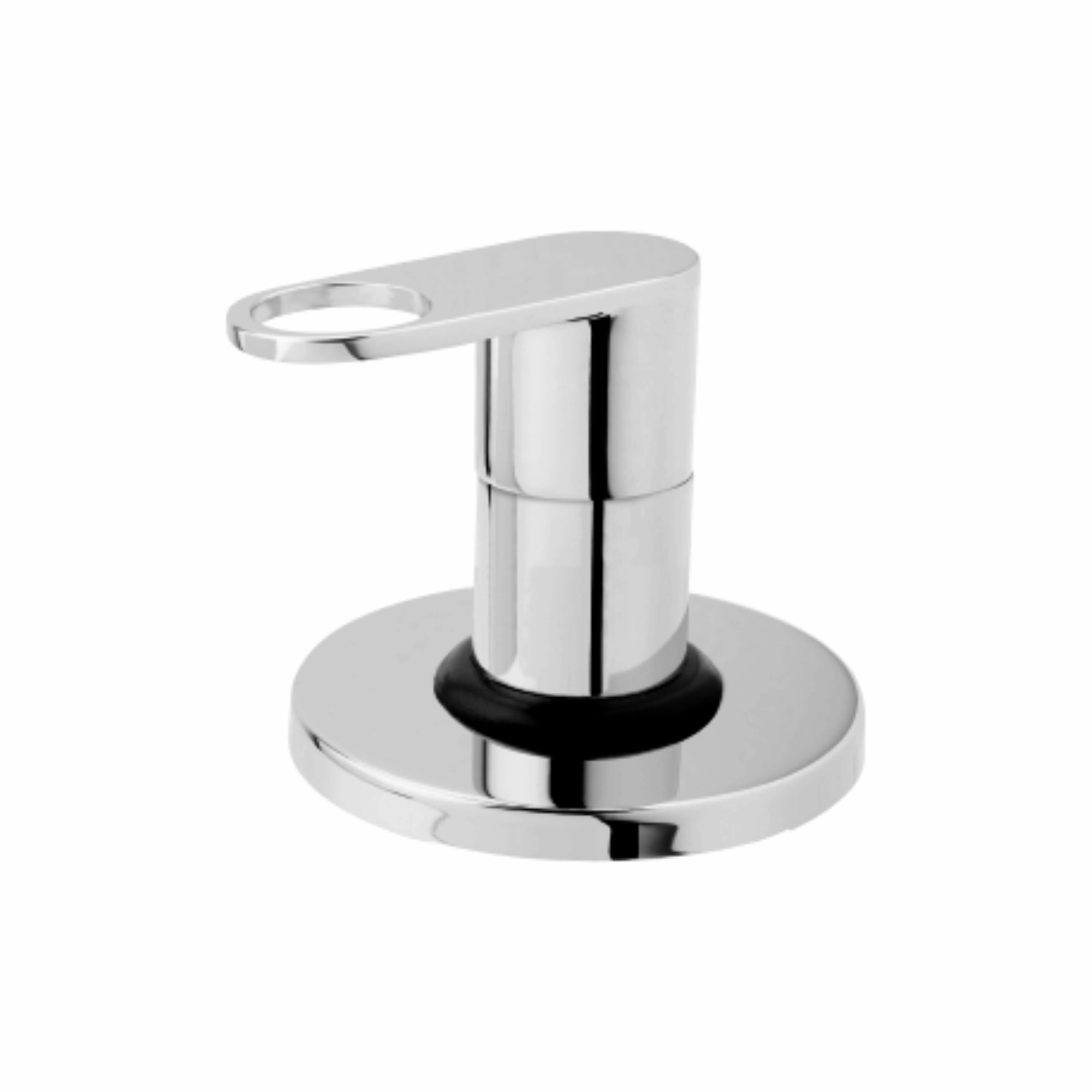 Asiatique Upper parts Kit Glassy, Flange & handle For Con. & Flush Cock (OR-021U), Ornamix Series Brass Faucets & Bath Fittings, Chrome Finish Premium Collection