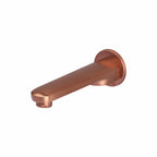 Asiatique Div. Plain Spout With Wall Flange - (ORG-025 M) | Orient Brush Rose Gold Series Faucet (Tap)
