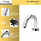 Asiatique Pillar Cock (OT-000) | One Touch Series | Premium Bathroom Faucets & Bib Cocks | Chrome Finish