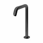 Asiatique Pillar Cock Extra High Neck (OTB-000EX) | One Touch Series | Premium Bathroom Faucets & Bib Cocks | Black Finish