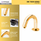 Asiatique Pillar Cock (OTG-000) | One Touch Series | Premium Bathroom Faucets & Bib Cocks | Gold Finish