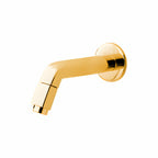 Asiatique Long Body Bib Cock With Wall Flange (OTG-004) | One Touch Series | Premium Bathroom Faucets & Bib Cocks | Gold Finish