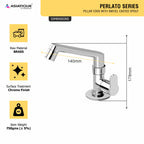 Asiatique Pillar Cock  With Swivel Casted Spout  (P-001),Perlato Series Premium Faucets & Mixers
