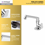 Asiatique Pillar Cock  With Swivel Casted Spout  (P-001),Perlato Series Premium Faucets & Mixers