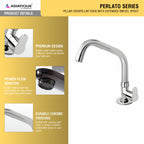 Asiatique Pillar Cock With Extended Swivel  Spout  (P-002EX),Perlato Series Premium Faucets & Mixers (Copy)