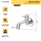 Asiatique Bib Cock Long Body With Wall Flange   (P-004),Perlato Series Premium Faucets & Mixers