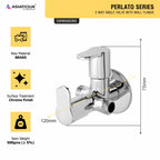 Asiatique 2 Way Angle Valve With Wall Flange  (P-005TW),Perlato Series Premium Faucets & Mixers