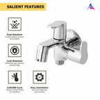 Asiatique S/L Basin Mixer Wall Mounted Upper Part  (P-015),Perlato Series Premium Faucets & Mixers