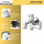 Asiatique S/L Basin Mixer Wall Mounted Upper Part  (P-015),Perlato Series Premium Faucets & Mixers