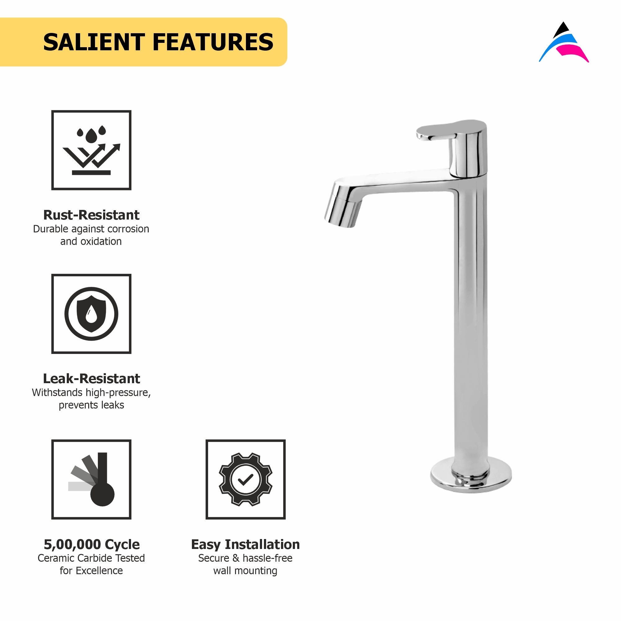 Asiatique Pillar Cock Extension Body  (P-023),Perlato Series Premium Faucets & Mixers
