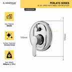 Asiatique S/L Div Upper Parts Handle Button & Plate  (P-024),Perlato Series Premium Faucets & Mixers