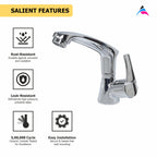 Asiatique Pillar Cock With Casted Spout (PH-001), Phoenix Series Premium Faucets & Mixers