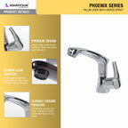 Asiatique Pillar Cock With Casted Spout (PH-001), Phoenix Series Premium Faucets & Mixers