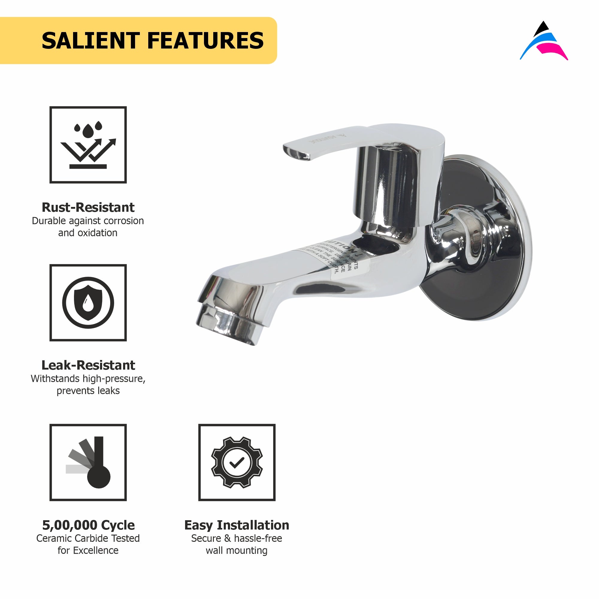 Asiatique  Bib Cock Long Body  (PH-004), Phoenix Series Premium Faucets & Mixers