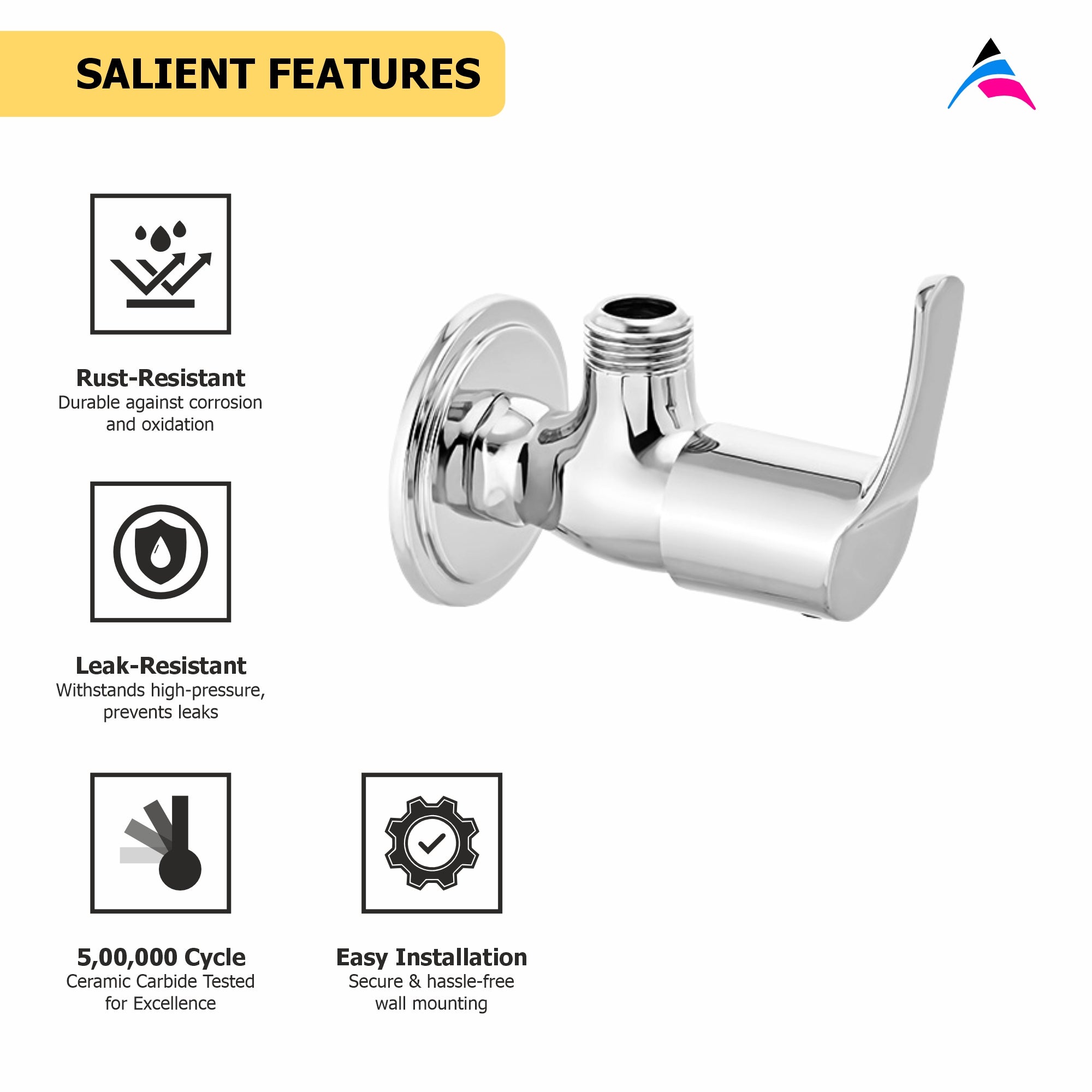 Asiatique  Angle  Cock   (PH-005), Phoenix Series Premium Faucets & Mixers