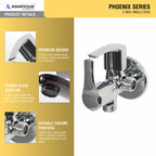 Asiatique 2 Way Angle Cock (PH-005TW), Phoenix Series Premium Faucets & Mixers