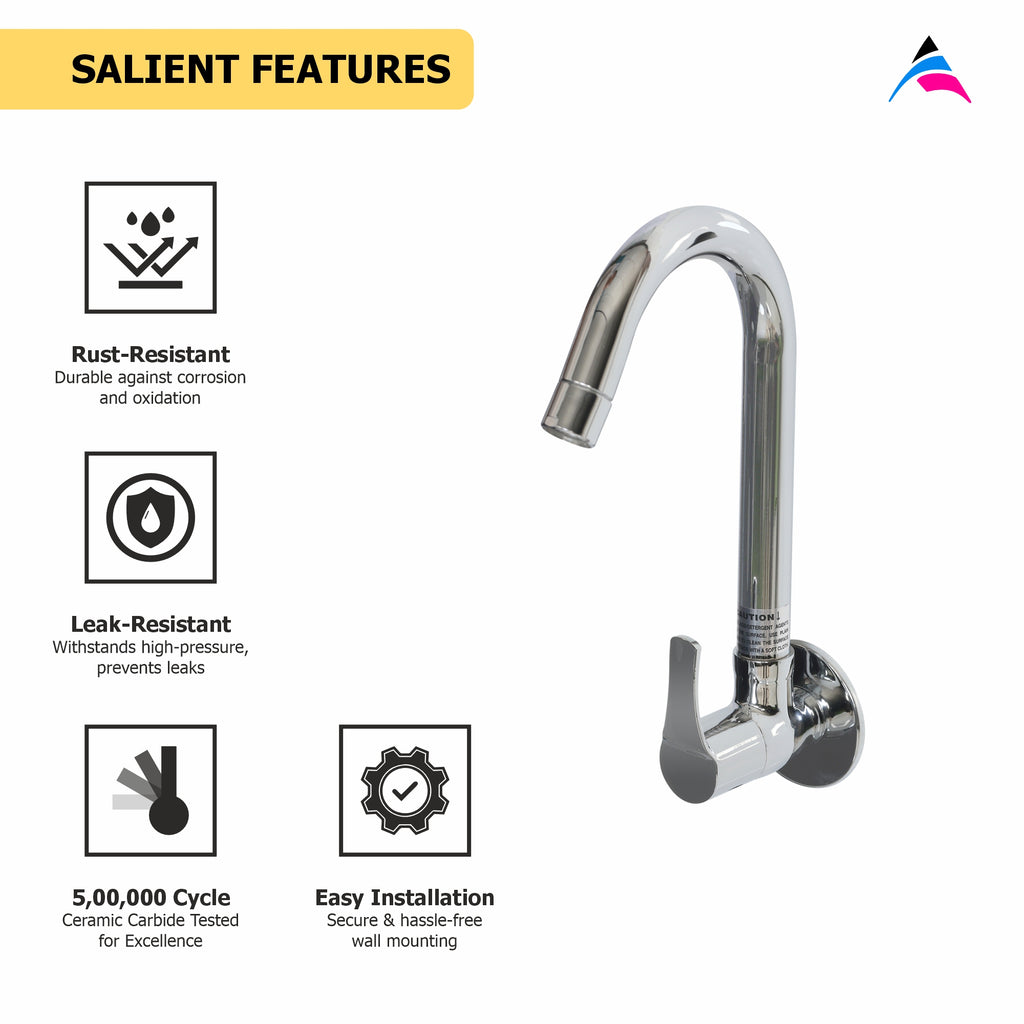 Asiatique Sink Cock 'J' Spout (PH-008), Phoenix Series Premium Faucets & Mixers