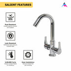 Asiatique C/H Basin Mixer 'J' Spout (PH-011), Phoenix Series Premium Faucets & Mixers