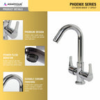 Asiatique C/H Basin Mixer 'J' Spout (PH-011), Phoenix Series Premium Faucets & Mixers