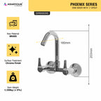 Asiatique Sink Mixer With 'J' Spout (PH-013), Phoenix Series Premium Faucets & Mixers