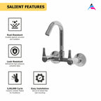 Asiatique Sink Mixer With 'J' Spout (PH-013), Phoenix Series Premium Faucets & Mixers