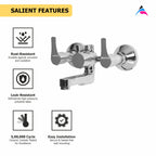 Asiatique Wall Mixer only (PH-017), Phoenix Series Premium Faucets & Mixers