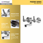 Asiatique Wall Mixer only (PH-017), Phoenix Series Premium Faucets & Mixers