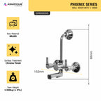 Asiatique Wall Mixer With ‘L’ Bend (PH-017L), Phoenix Series Premium Faucets & Mixers