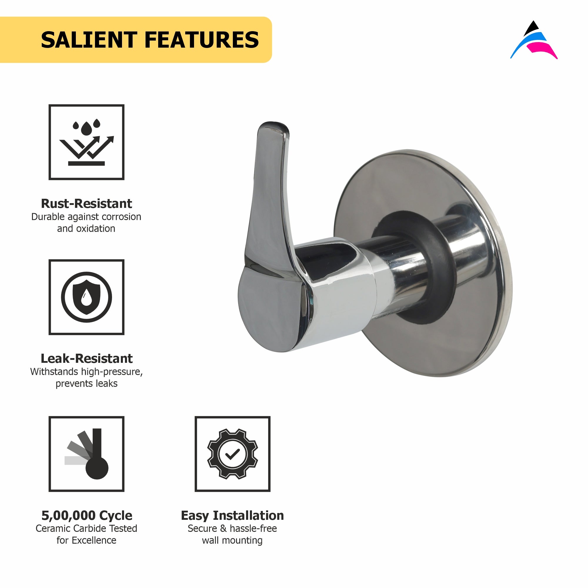 Asiatique Flush Cock M Full set 25mm (PH-021), Phoenix Series Premium Faucets & Mixers