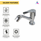 Asiatique High Neck Pillar  Cock (PH-029), Phoenix Series Premium Faucets & Mixers