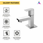 Asiatique Pillar Cock With Spout (PL-000A), Plaza Series Bathroom Faucets & Mixers | Premium Brass Tap Collection