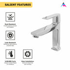 Asiatique Pillar Cock With Extended Body & Spout (PL-000AA), Plaza Series Bathroom Faucets & Mixers | Premium Brass Tap Collection