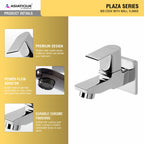 Asiatique Bib Cock With Wall Flange (PL-003), Plaza Series Bathroom Faucets & Mixers | Premium Brass Tap Collection