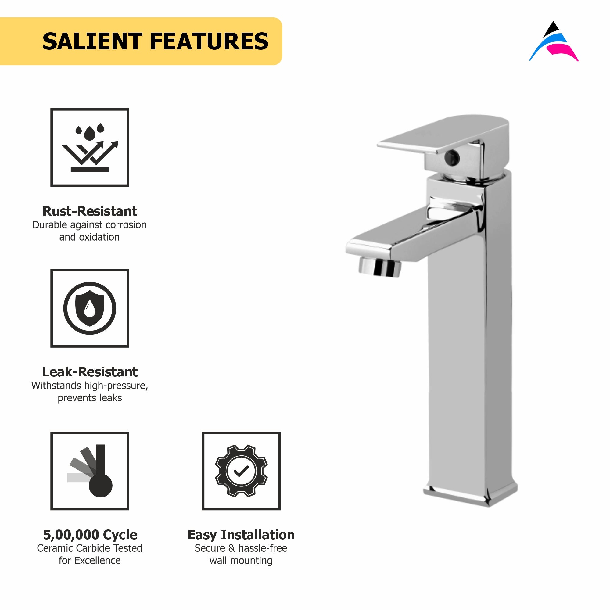Asiatique S/L Basin Mixer With Extended Braided Hoses (PL-009EX), Plaza Series Bathroom Faucets & Mixers | Premium Brass Tap Collection
