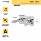 Asiatique Single Concealed Wall Mounted Upper Part (PL-028U), Plaza Series Bathroom Faucets & Mixers | Premium Brass Tap Collection