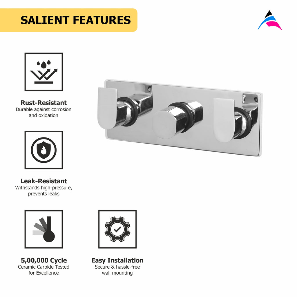 Asiatique Con. Wall Mixer Upper Part (PL-029U), Plaza Series Bathroom Faucets & Mixers | Premium Brass Tap Collection