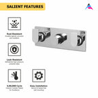 Asiatique Con. Wall Mixer Upper Part (PL-029U), Plaza Series Bathroom Faucets & Mixers | Premium Brass Tap Collection