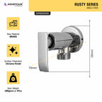 Asiatique Angle Cock (R-005), Rusty Series Premium Faucets & Mixers
