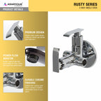 Asiatique 2 Way Angle Cock (R-005TW), Rusty Series Premium Faucets & Mixers