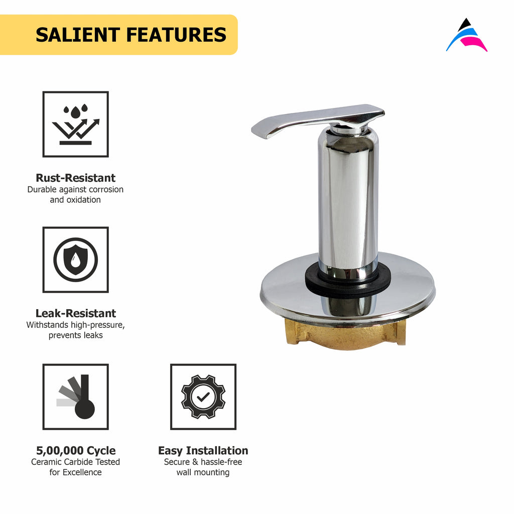 Asiatique Conceald Stop Cock 15mm (R-006), Rusty Series Premium Faucets & Mixers