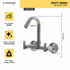 Asiatique Sink Mixer 'J' Spout  (R-013), Rusty Series Premium Faucets & Mixers