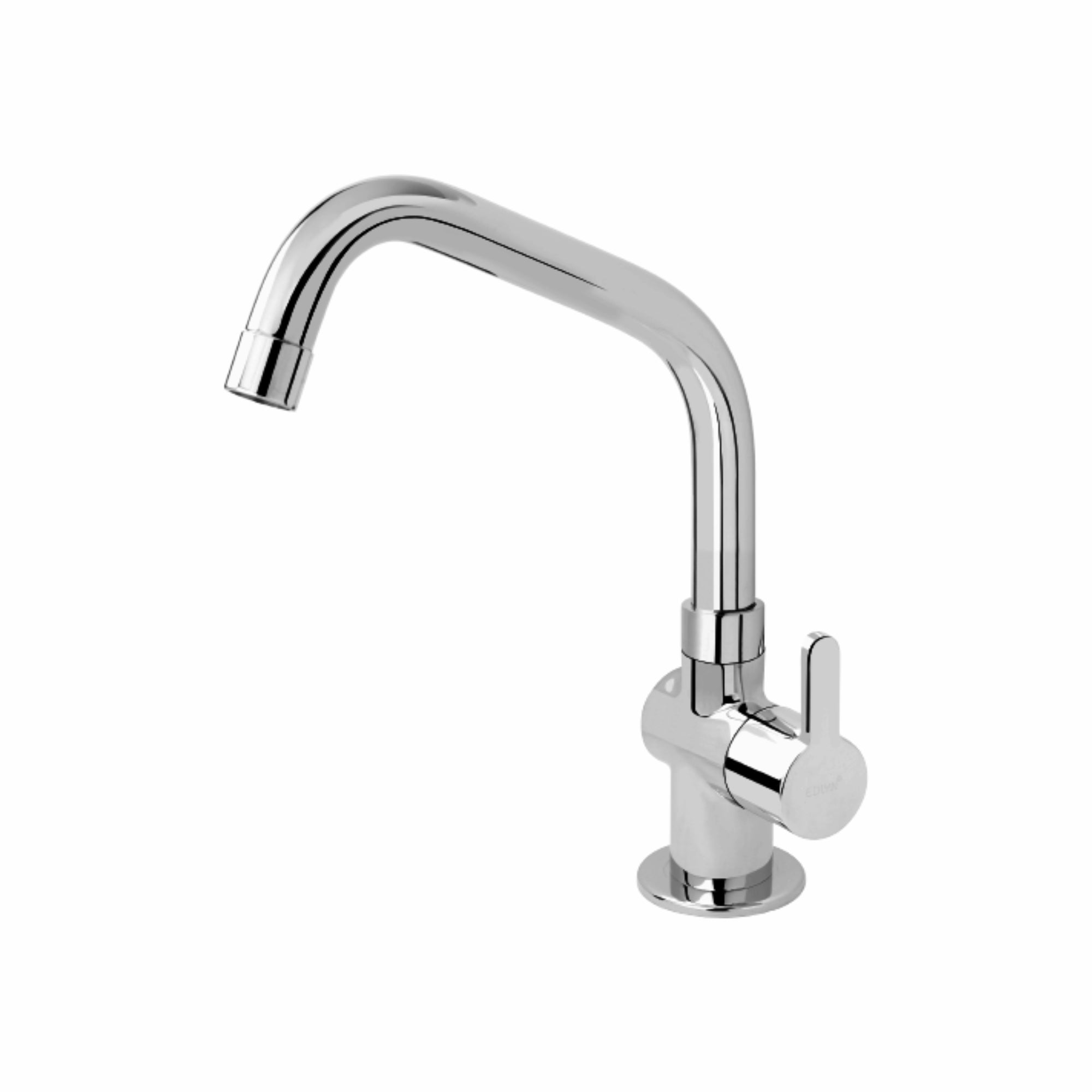 Asiatique Pillar Cock With Extended Swivel Spout (S-002EX), Premium Brass Chrome Bathroom Faucet & Mixer Collection, Smart Series